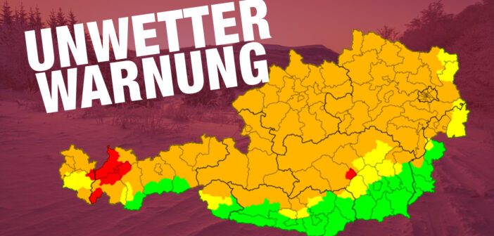 Wetterwarnung für die Steiermark: Gewitter mit Starkregen